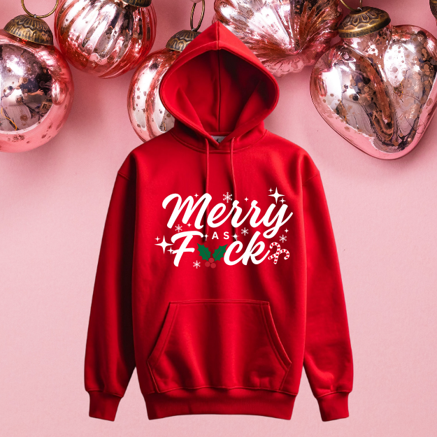 Merry As F*ck Holiday Sweater/Hoodie